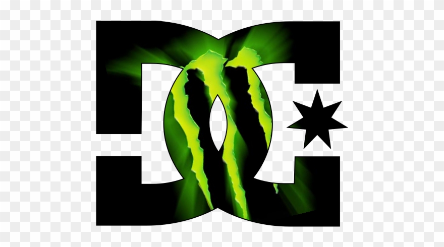 Stickers Et Autocollant Dc Shoes Monster Energy - Dc Logo Blue Clipart