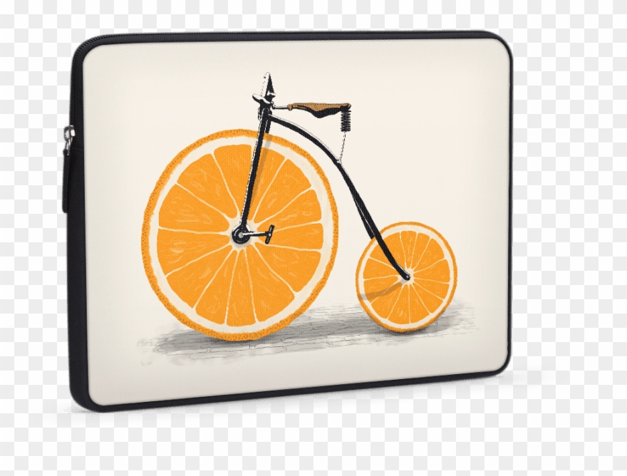 Dailyobjects Penny Farthing Orange Wheels Ballistic - East Urban Home 'vitamin' Graphic Art Print Format: Clipart