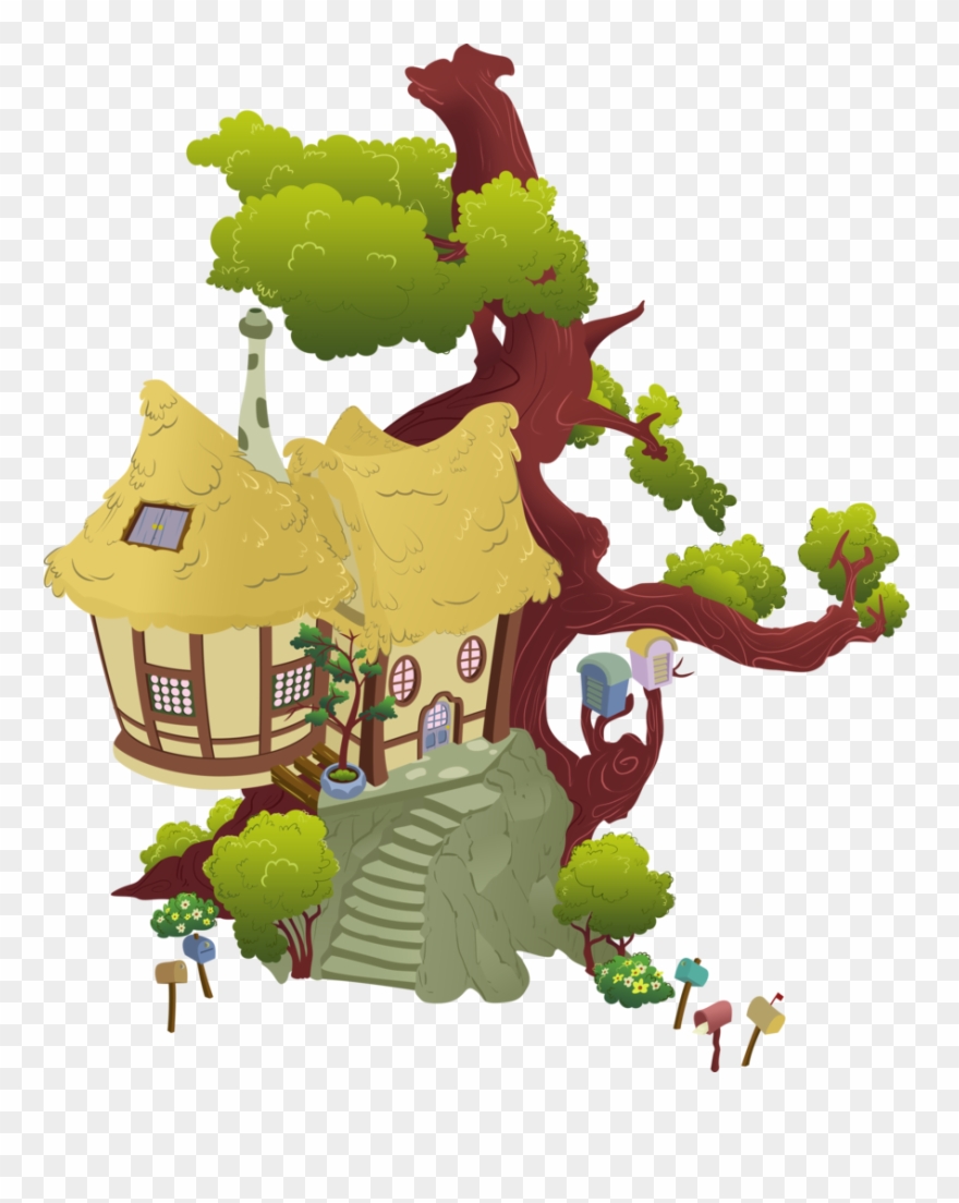 Absurd Res Artist Moongazeponies Building Derpy - Derpy Hooves House Clipart