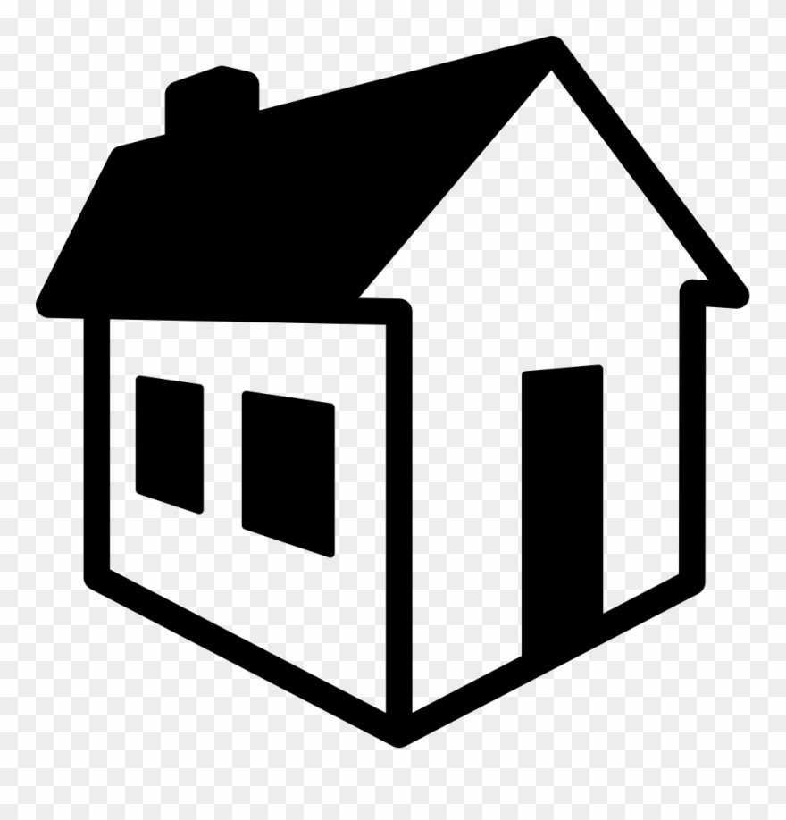 3d House Comments - House 3d Icon Png Clipart