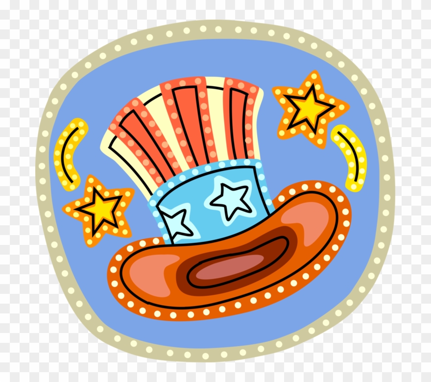 Vector Illustration Of Independence Day 4th Of July - Murat Portrait Clipart