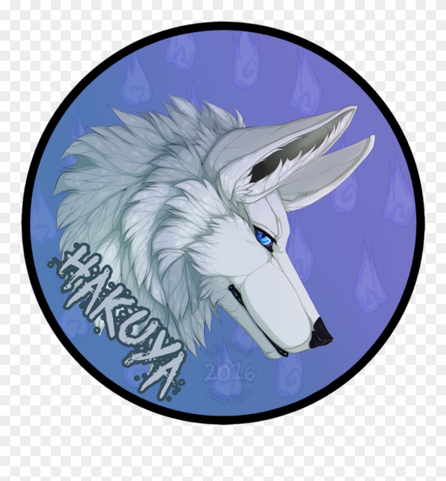 Acrylic Drawing Wolf Clip Art Black And White Stock - Png Download