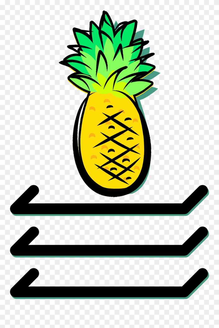 Top Shelf Pineapple - Pineapple Clipart
