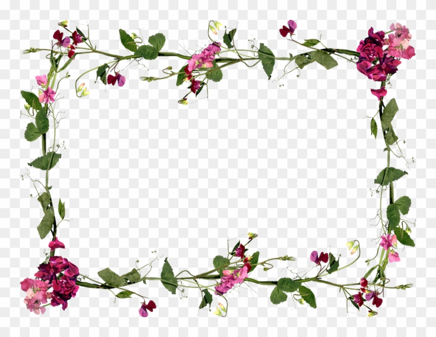 Flores Buscar Con Google - Marcos De Flores Png Clipart