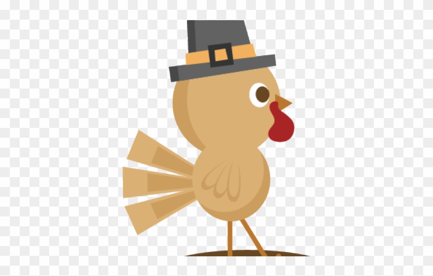 Cute Turkey Clipart - Cute Pilgrim Clipart - Png Download