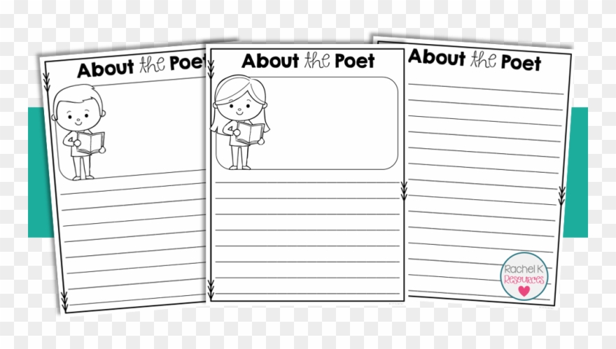 Clipart Royalty Free Download Book Template Rachel - Poetry Book Covers Template - Png Download