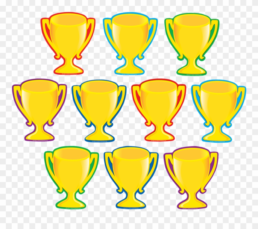 Tcr4569 Trophy Cups Accents Image - (price/per Pack)positive Affirmation Accents Set Clipart
