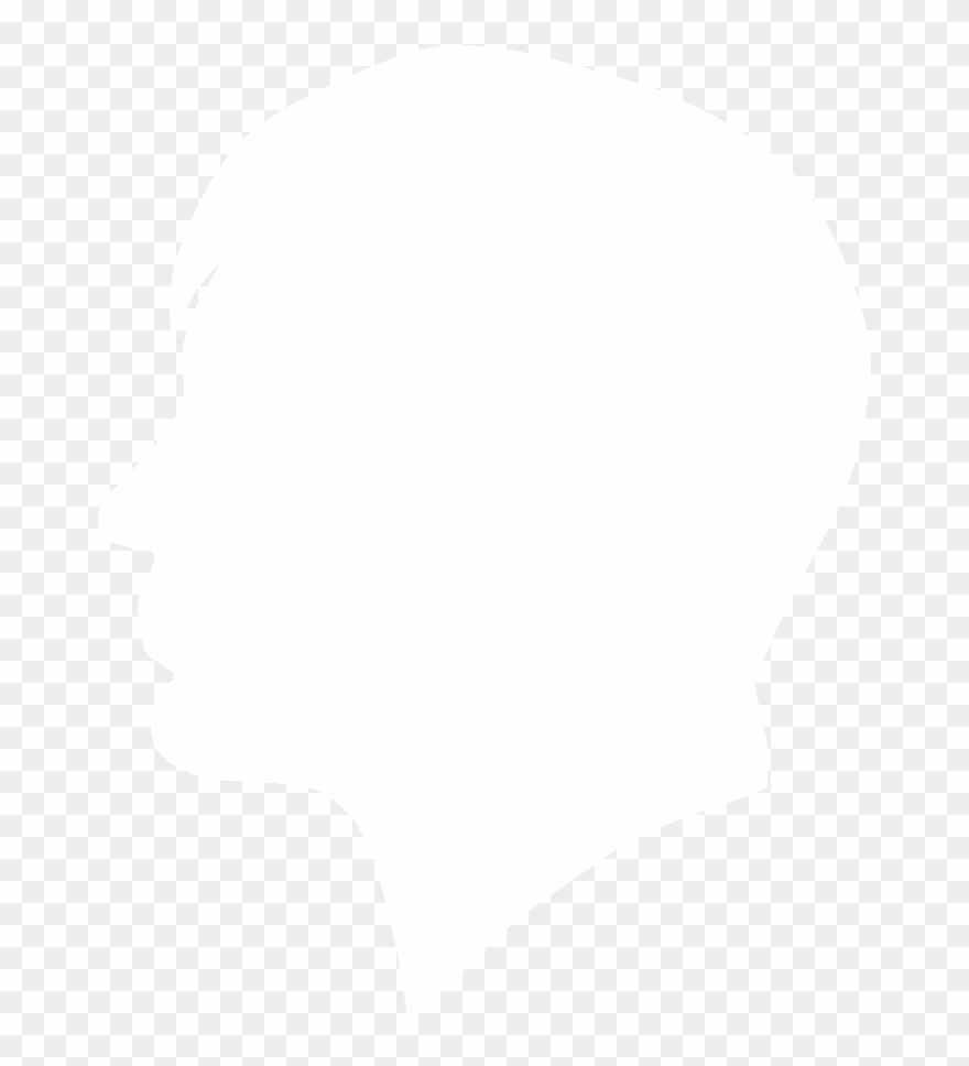 Doe - Man Head Silhouette Outline Clipart