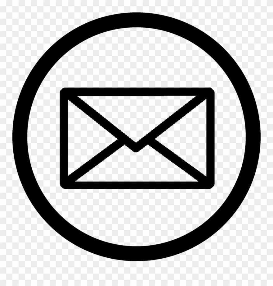 Icon Mail Png - Round Mail Icon Png Clipart