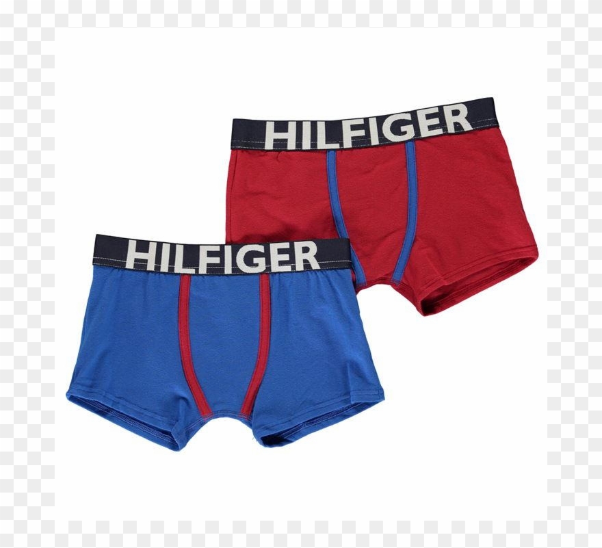 Tommy Hilfiger Classic Trunks Magnet/white 12 (mb) Clipart
