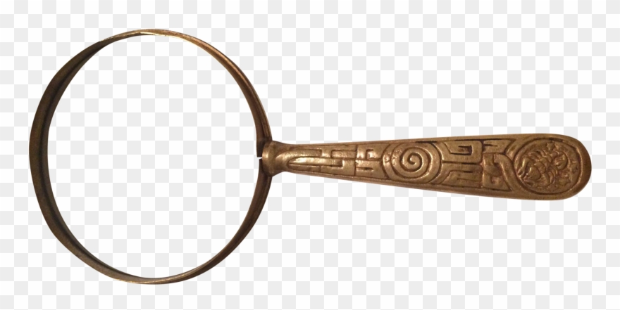 Tiffany Studios Bronze Magnifying Glass - Vintage Magnifying Glass Png Clipart