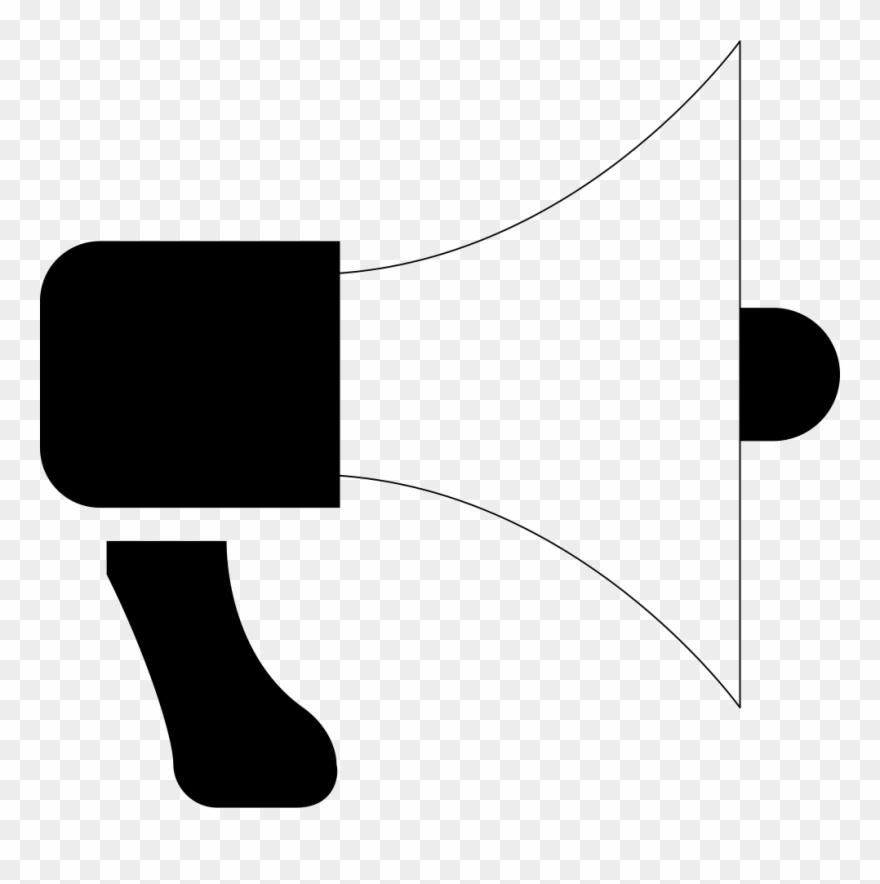Megaphone Comments - Scalable Vector Graphics Clipart