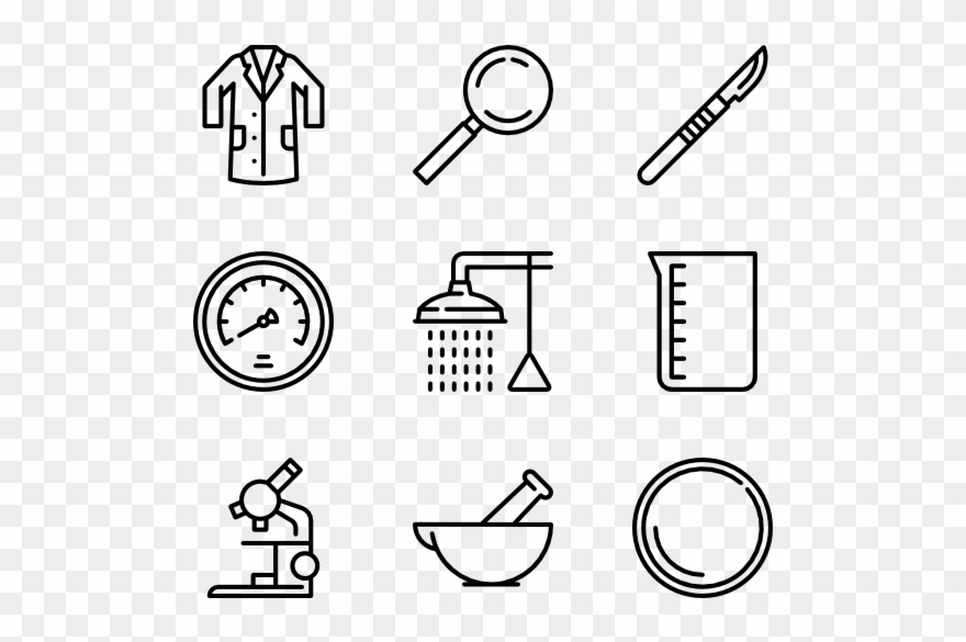 Laboratory Equipment - Laboratory Equipment Flat Icon Clipart
