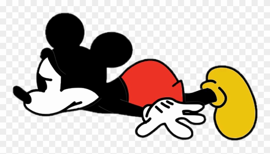 Mickey Tired Clipart