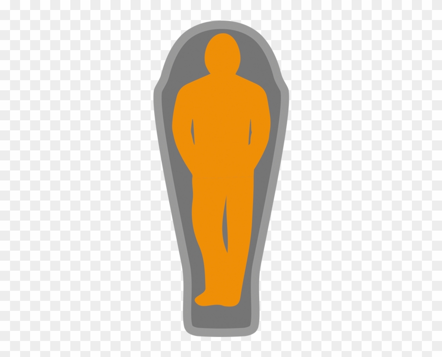 The Fit Across The Glacier Sleeping Bag Range Varies - Illustration Clipart