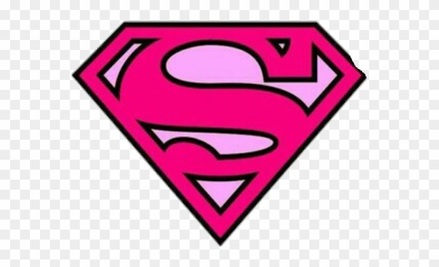 Reportar Abuso - Superman Logo Pink Clipart