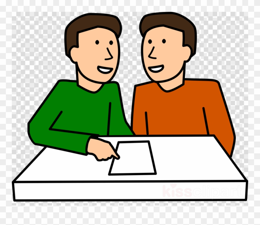 Two Students Clipart Student Clip Art - Partner Clipart Png Transparent Png