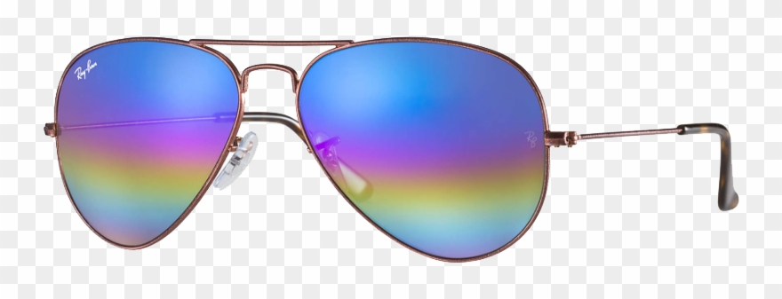 Rayban Blue Flash Replacement Lens - Ray Ban Rainbow Flash Clipart