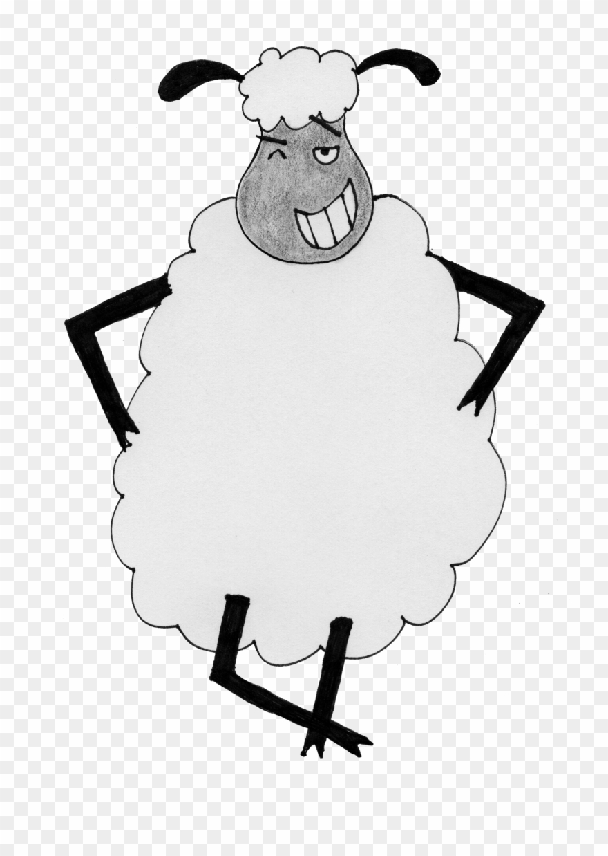 Bad Sheep - Sheep Bad Clipart