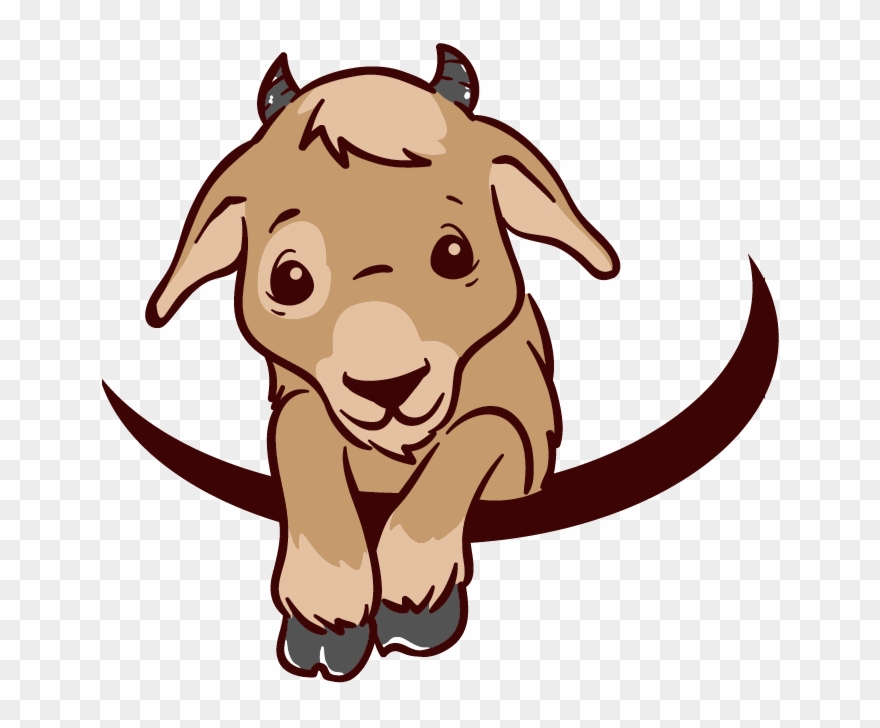 Little Goat Logo Clipart