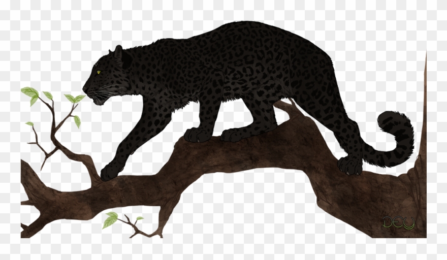 Out On A Limb - Jaguar Clipart