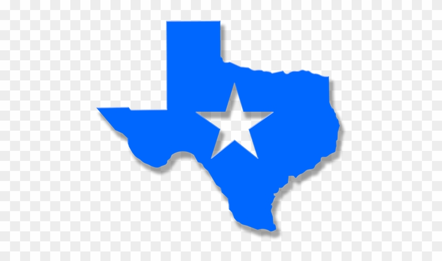 Texas State Outline - Texas Clipart