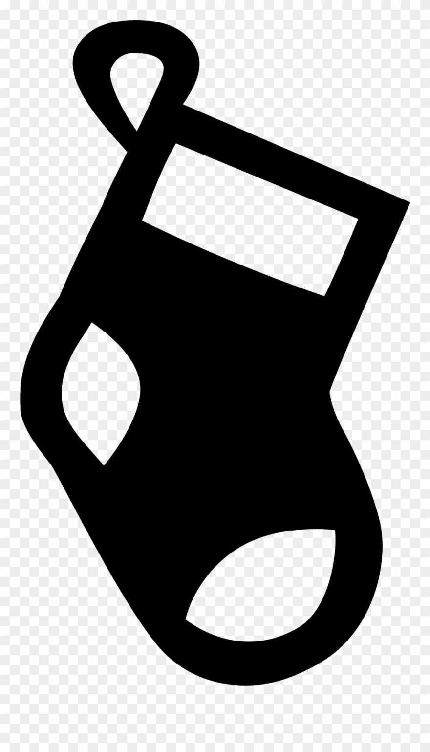Christmas Stocking Icon - Icone Chaussette Png Clipart