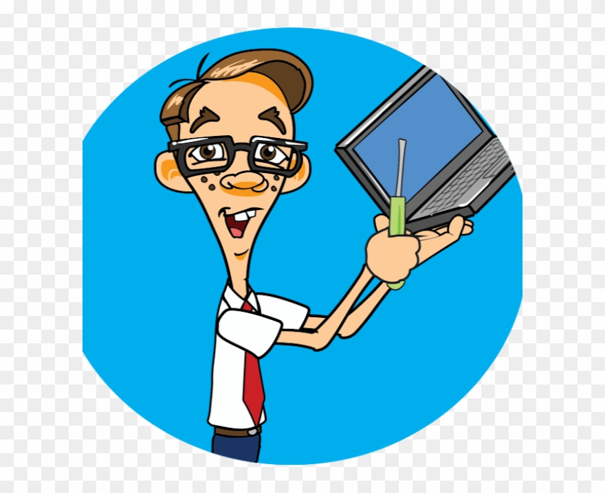 Computer Repair Technician Clipart