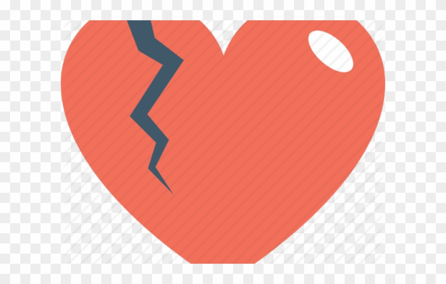 Broken Heart Clipart Divorced - Divorce - Png Download