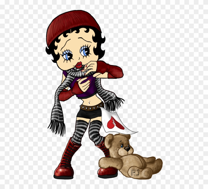 Broken Heart Betty Boop, Cleaning Hacks, Art Work, - Work Of Art Clipart