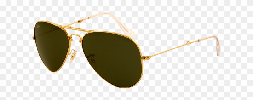 Ray Ban Aviator Small Green Classic G-15 - Aviator Sunglasses Clipart