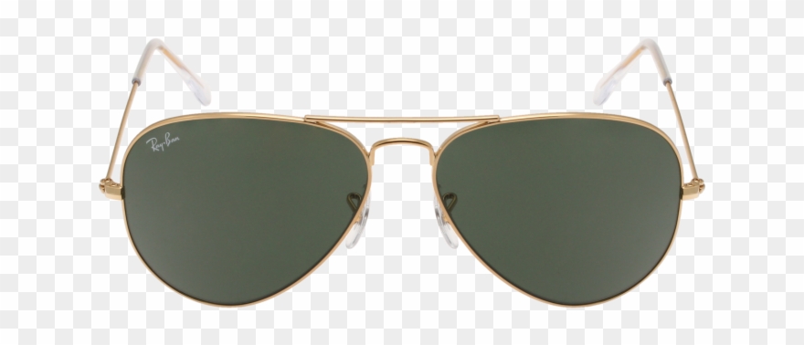Ray Ban Aviator Large W3234 - Ray Ban Rb3025 Aviator Sunglasses - Gold L0205 - Size Clipart