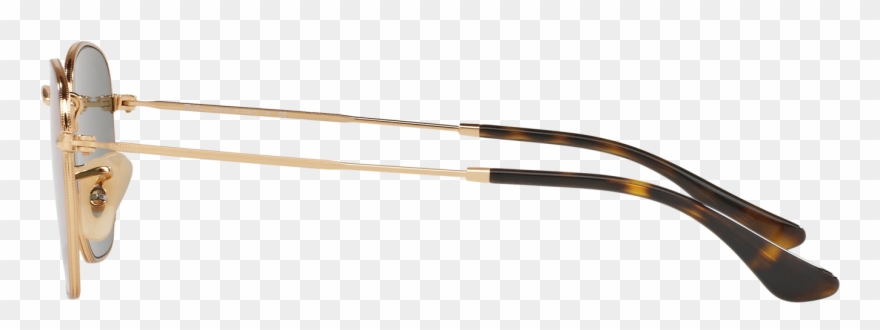 Sunglasses Ray Ban Hexagonal Flat Lenses Gold Rb3548n - Brass Clipart