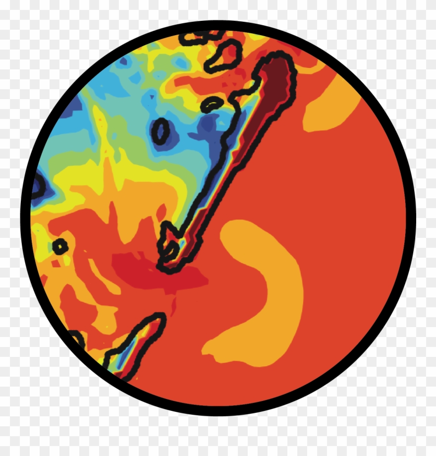 Intense Storms Increase The Stability Of Tidal Bays - Circle Clipart