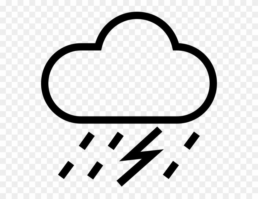 Storm Rubber Stamp - Heart Clipart