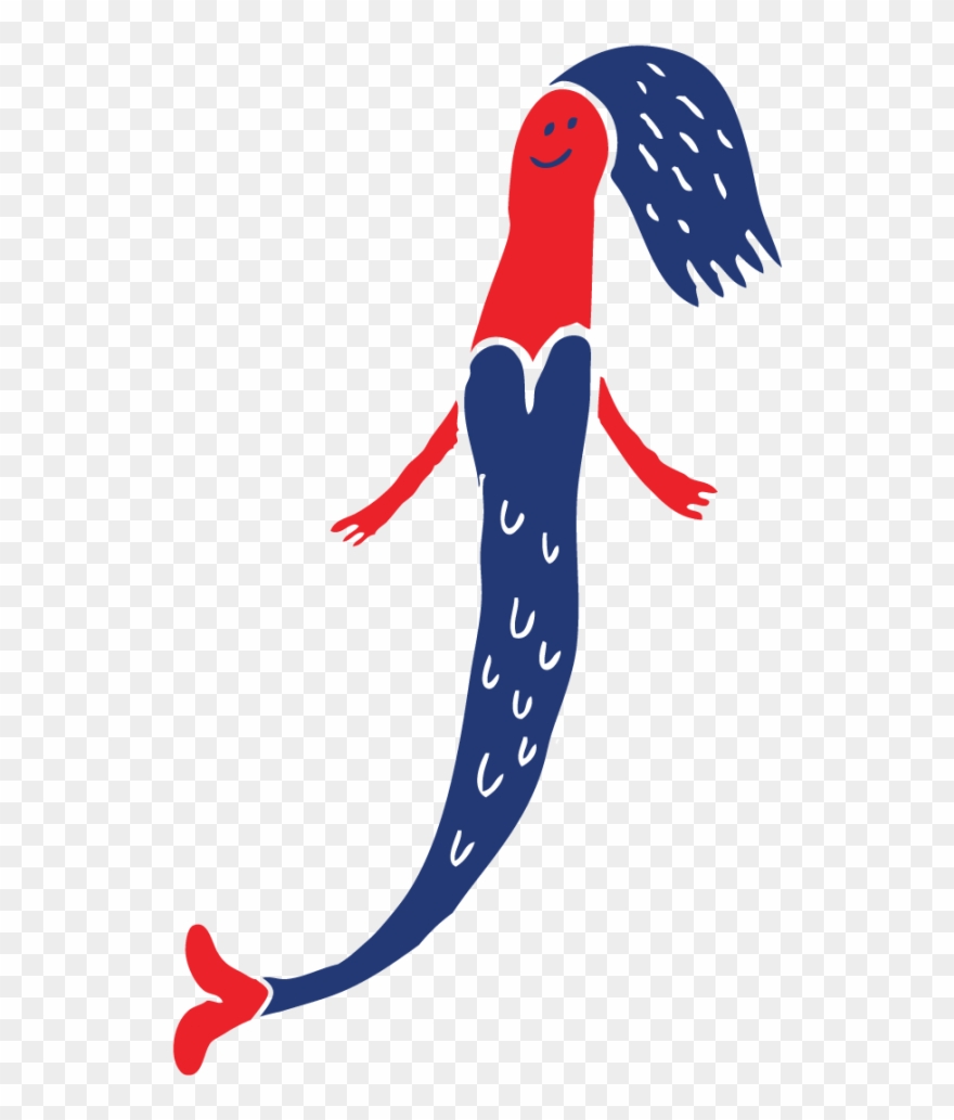 Sasha The Mermaid - Gumtoo Nautical - Designer Temporary Tattoos Clipart