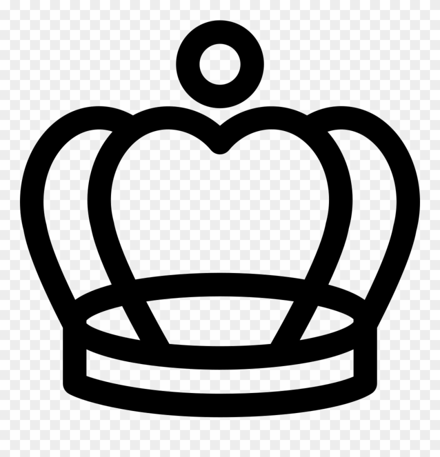 Royalty Elegant Vintage Crown Comments - El Contorno De Una Corona Clipart