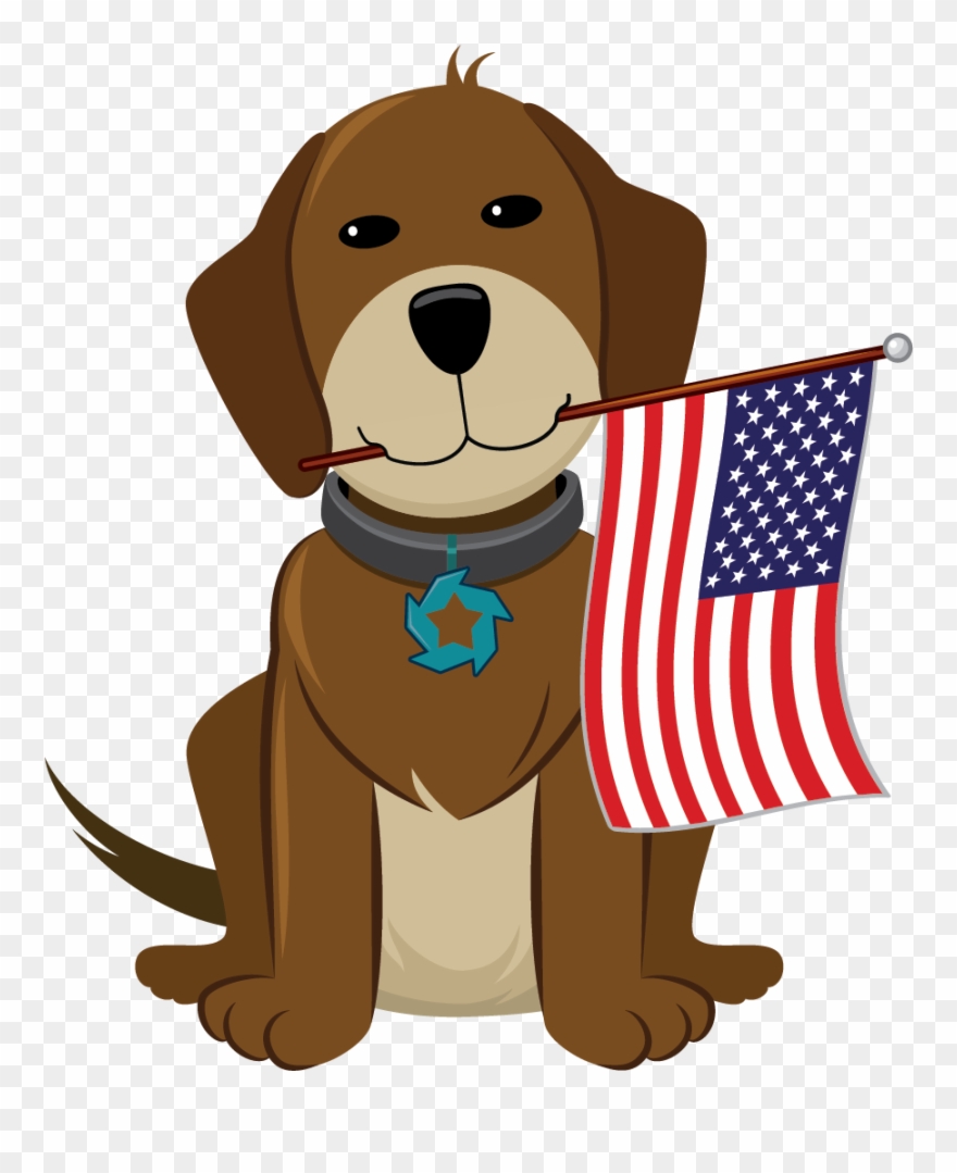 Happy 4th Of July Dog Clipart Download 4th Of July - Navy - Png Download