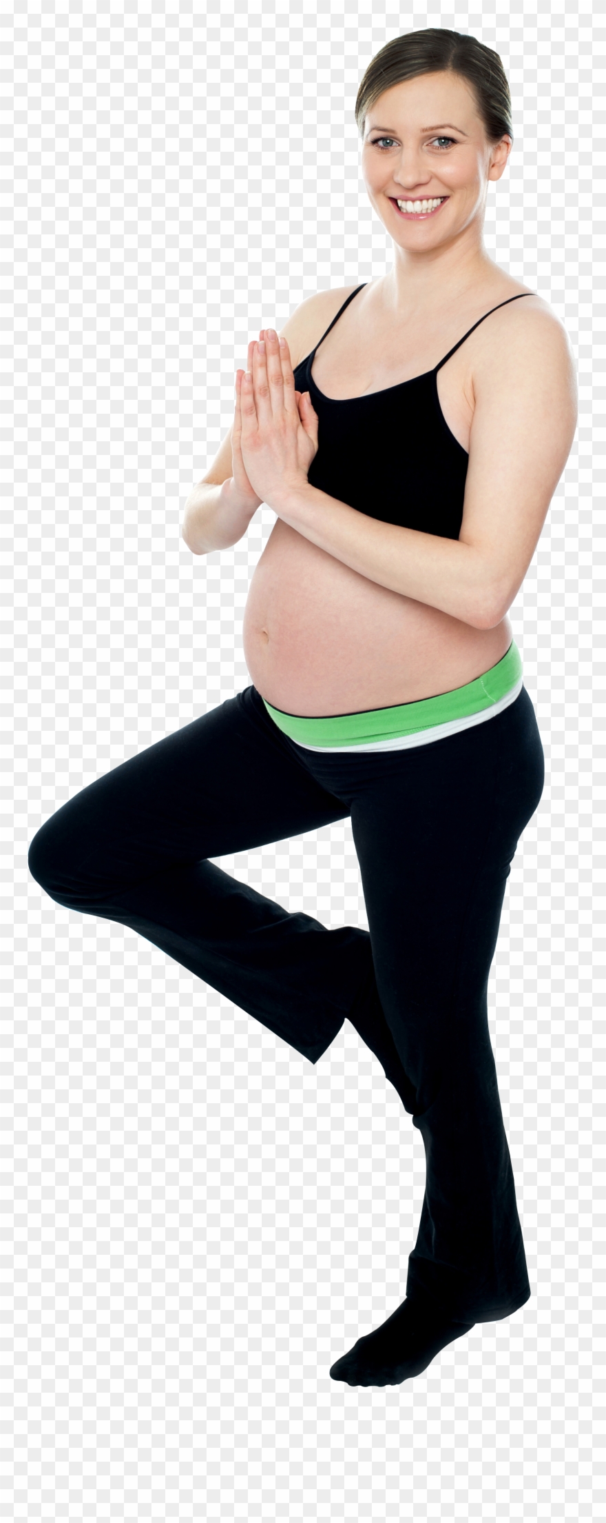 Pregnant Woman Exercise Png Image - Pregnant Exercise Png Clipart