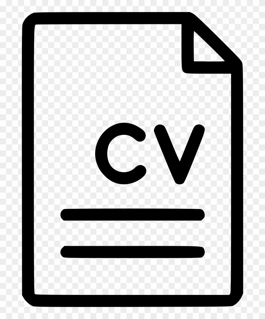 Cv Png - File Table Icon Png Clipart