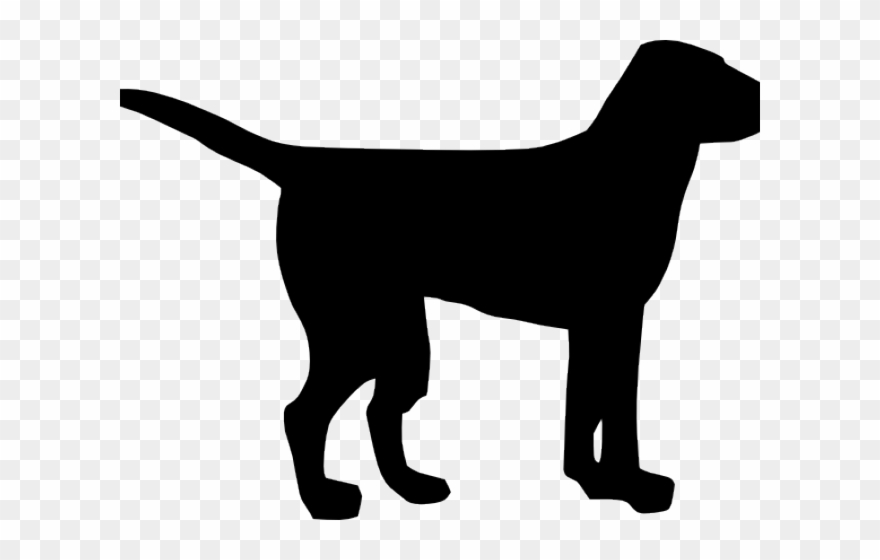 Dog Clipart Clipart Black And White - Black Dog Clip Art - Png Download