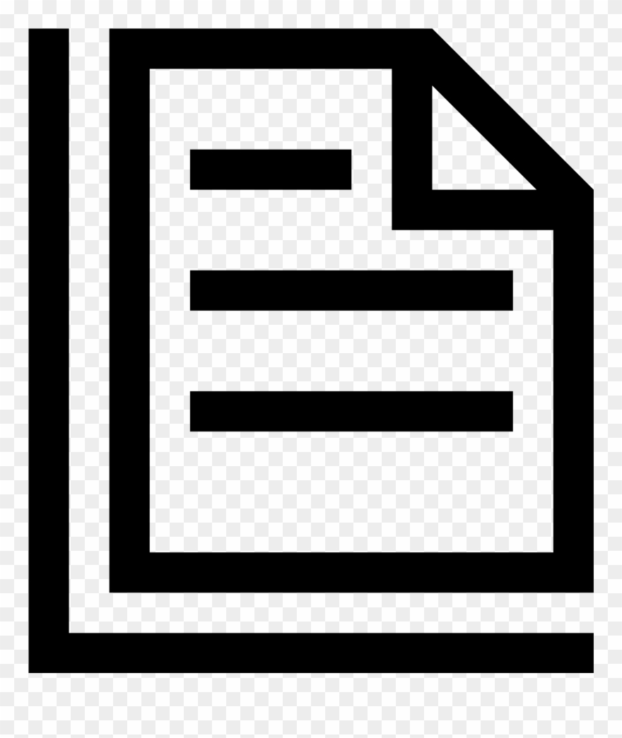 Open - Paper Note Symbol Clipart