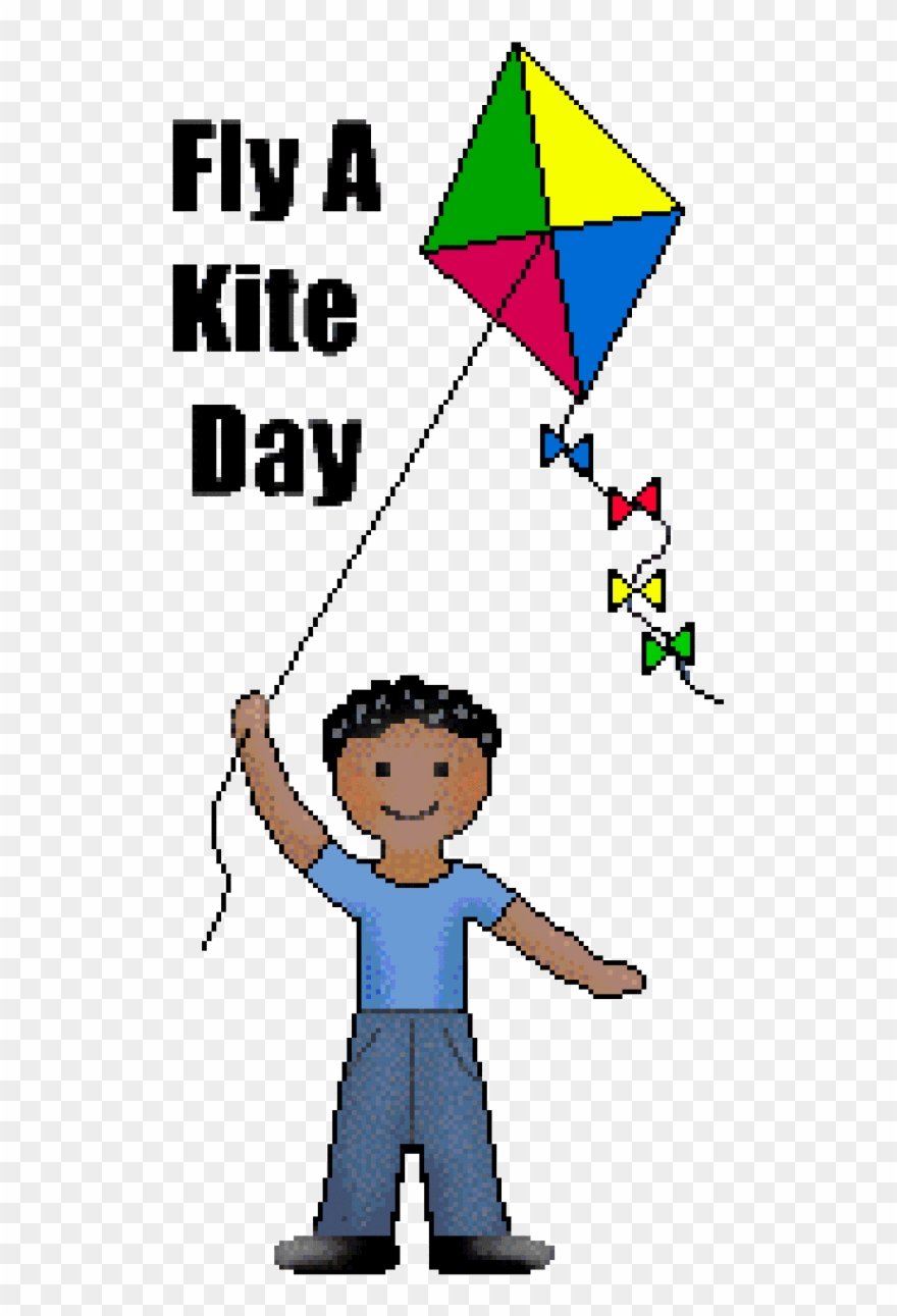 Kite Clip Art Free Fly A Day Boys And Girls - Day Clip Art - Png Download