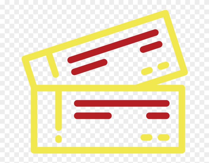 Free Passes For All - Airline Ticket Clipart
