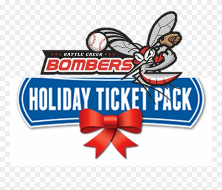 Holiday Tix Pack - Battle Creek Bombers Logo Clipart