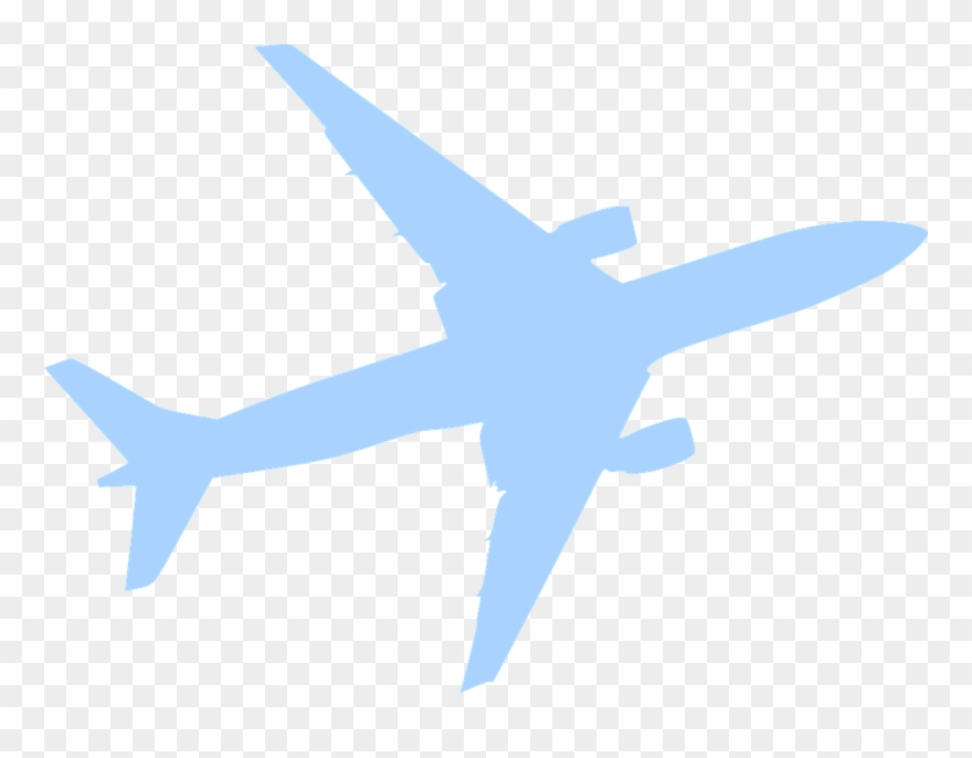 Airplane Clipart Turbine - Plane In The Sky - Png Download