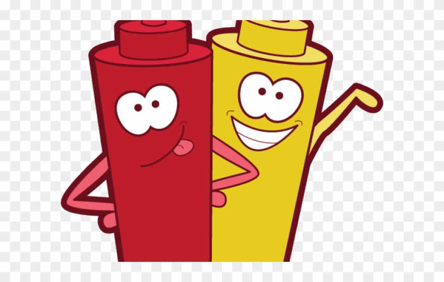 Grilled Food Clipart Fun Food - Ketchup And Mustard Png Transparent Png