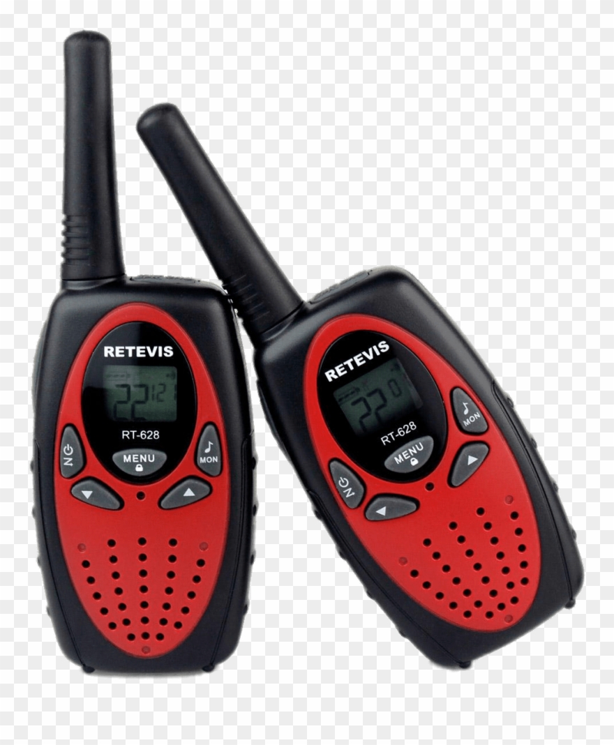 Objects - Red Walkie Talkie Retevis Clipart