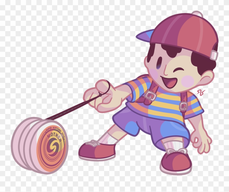 Ness The Psi Powerhouse I Was Really Inspired By Earthbound's - Cartoon Clipart