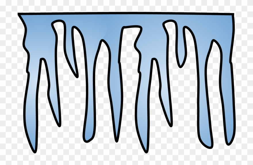 Icicle, Light Blue - Blue Clipart